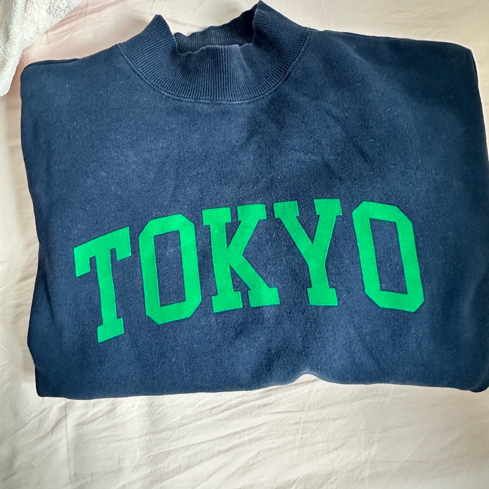 Graphic Navy Sweater